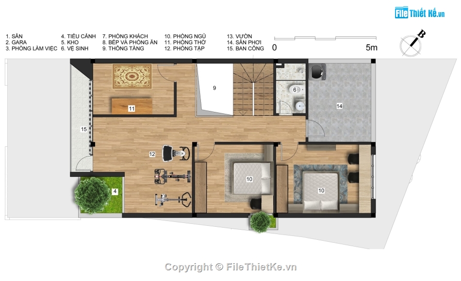 Bản vẽ nhà phố 2 tầng,revit nhà phố 2 tầng,nhà phố 2 tầng 7.58x18.13m,Bản vẽ REVIT nhà phố 2 tầng,REVIT nhà phố 2 tầng